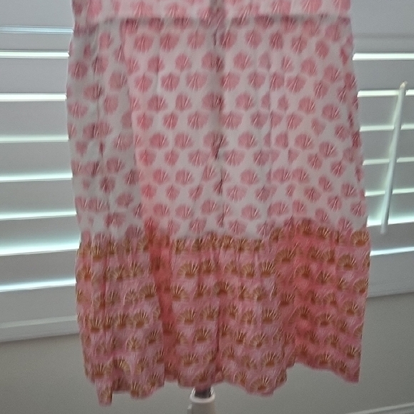 J. Crew Pink and White Midi Dress - Picture 6 of 7